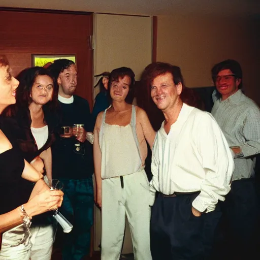 Image similar to door room party in 1 9 9 5