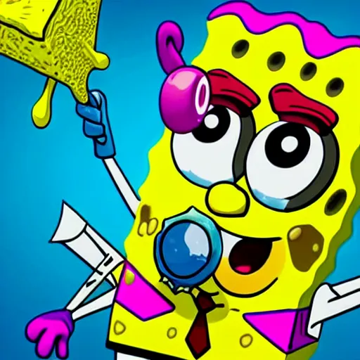 Prompt: spongebob fortnite character