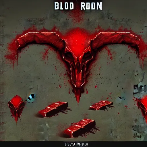 Image similar to blood rain, a ingame icon for a rts game, digital art, highly detailed, 4k