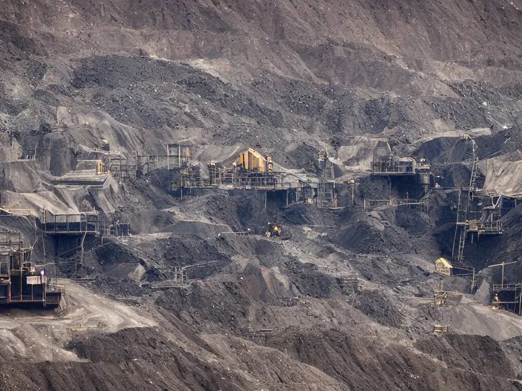 Image similar to coal mine, miners