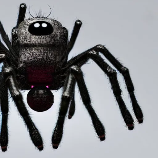 Prompt: spider catterpillar robot, 3 d octane render