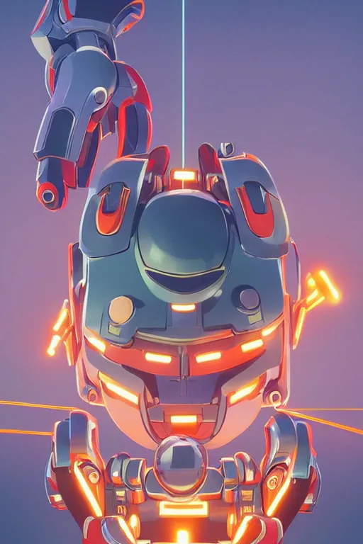 Image similar to metabots medabots medarotto medarot robot minimalist comics helmet mask neon cybereye, behance hd by jesper ejsing, by rhads, makoto shinkai and lois van baarle, ilya kuvshinov, rossdraws global illumination ray tracing hdr radiating a glowing aura