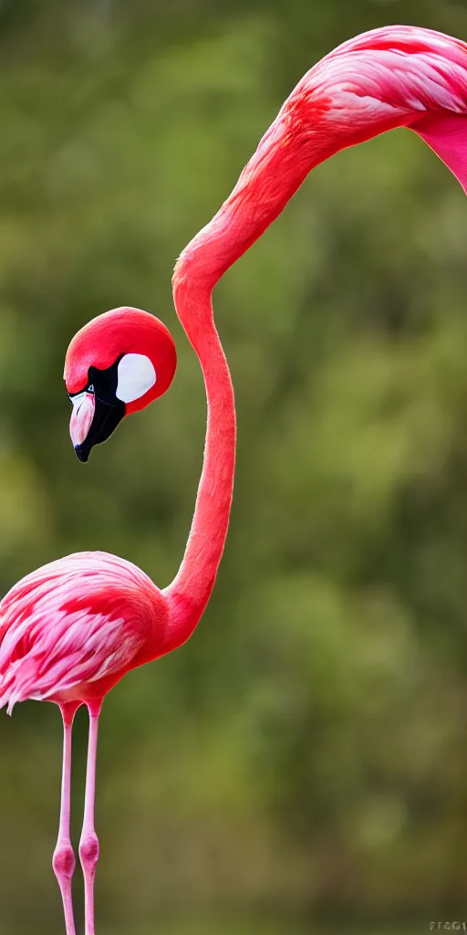 Image similar to a spider flamingo 4 k