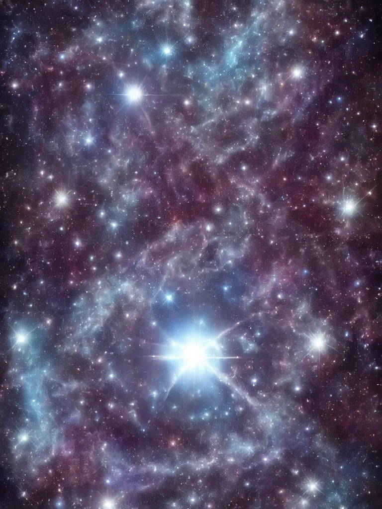 Image similar to celestial epic light blue colored deepspace image of a sparkling ethereal cosmic universe, celestial features, nasa photos, artstation