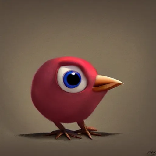 Prompt: bird by pixar style, cute, digital art, concept art, most winning awards