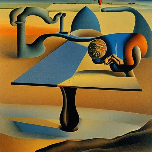 Image similar to isometric art by salvador dali