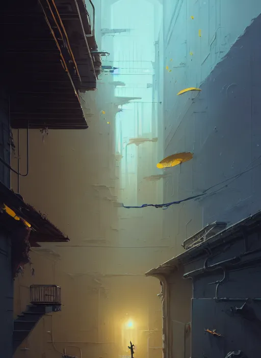 Image similar to highly detailed exteme maximalist matte painting, 3 d calligraphy graffiti tag light eroding grey walls, by atey ghailan, by greg rutkowski, by greg tocchini, by james gilleard, by joe fenton, by kaethe butcher, yellow, brown, black and cyan mystical color scheme, grunge aesthetic, octane render