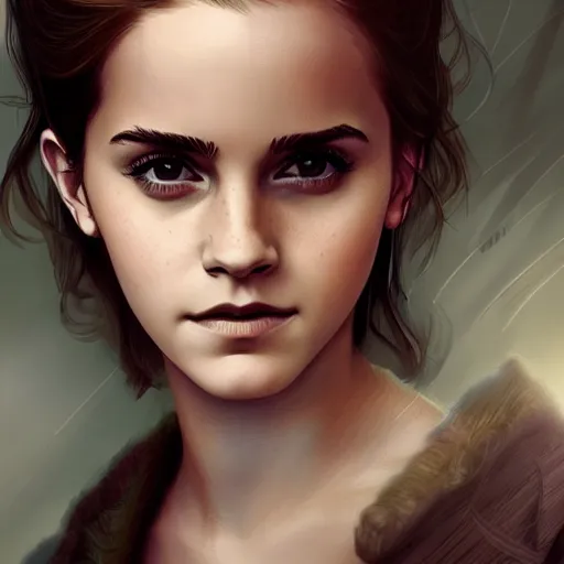 Image similar to emma watson as a teen girl, gorgeous, amazing, elegant, intricate, highly detailed, digital painting, artstation, concept art, sharp focus, illustration, art by Ross tran