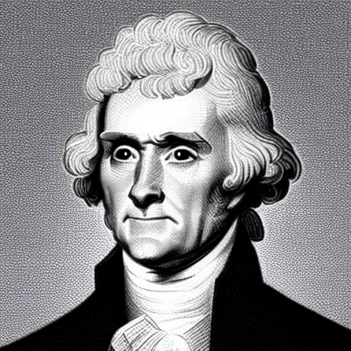 Image similar to thomas jefferson in a walmart