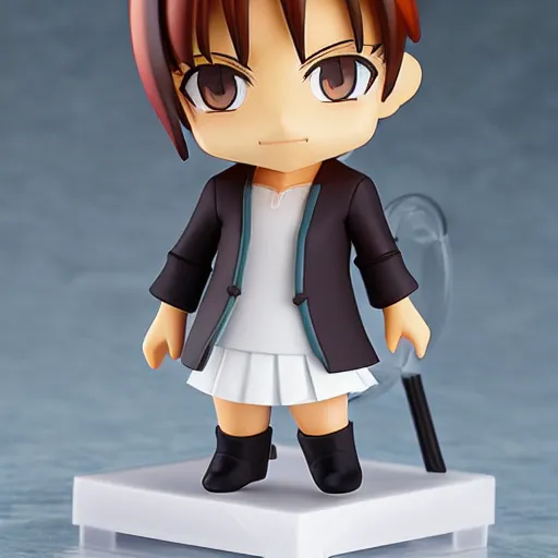Image similar to high quality portrait flat matte painting of cute Shanks ， in the style of nendoroid and Toon one piece , flat anime style, thick painting, medium close-up