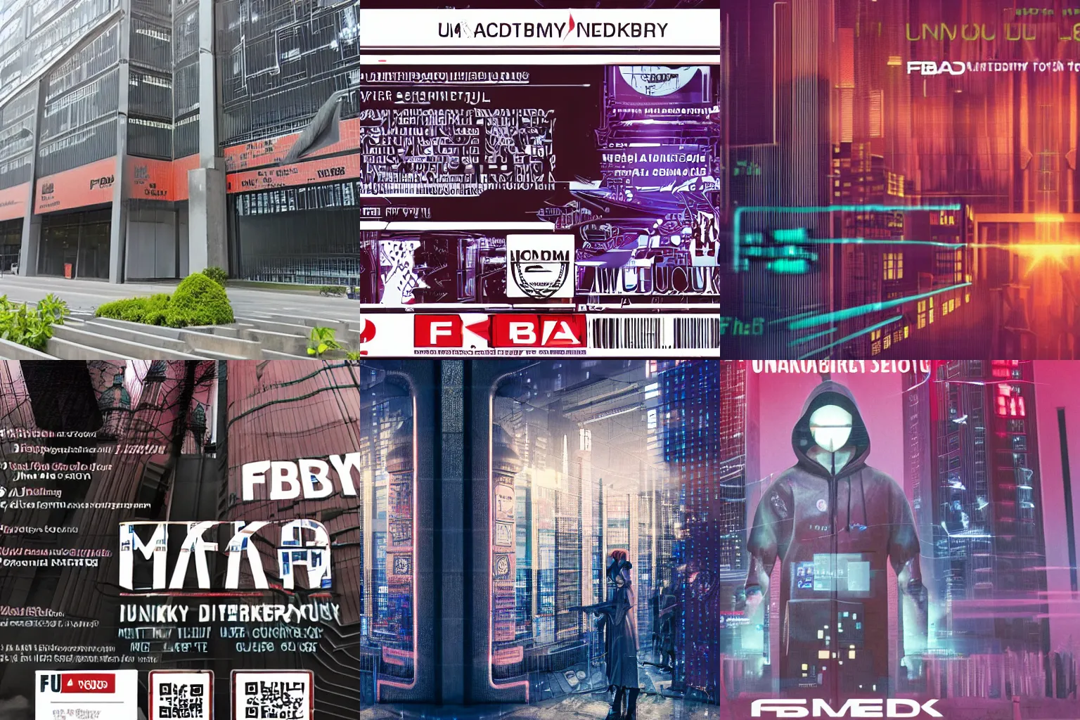 Prompt: FMED UBA cyberpunk