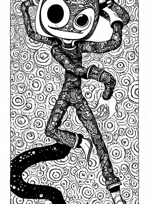 Image similar to junji ito style inkling from splatoon, splatoon, inkling, intricate, highly detailed, illustration, art by junji ito