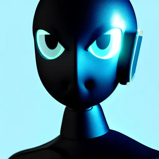 Image similar to futuristic lonely humanoid robot with huge comically sad OLED eyes and open rectangular mouth sits facing left reading a hardbound leather book on a comfortable midcentury chair. Cinematic Lighting, Cinematic Movie Photograph, Arri Alexa, Extremely Detailed, smooth, very very clean, simple, 8K, octane render, maya render, unreal engine, trending on artstation, DSLR