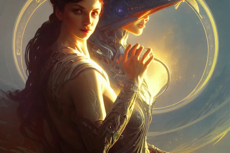 Prompt: ethereum symbol, western, sci - fi, fantasy, intricate, elegant, highly detailed, digital painting, artstation, concept art, matte, sharp focus, illustration, art by artgerm and greg rutkowski and alphonse mucha