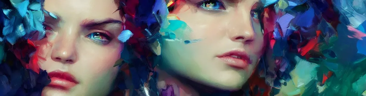 Image similar to wonderful colorful facebook banner. epic cinematic hyperrealism masterpiece. realistic poster with shaded lighting by craig mallismo, artgerm, jeremy lipkin and michael garmash, unreal engine, radiant light, detailed and complex environment, digital art, art station trends, detailed faces, detailed eyes