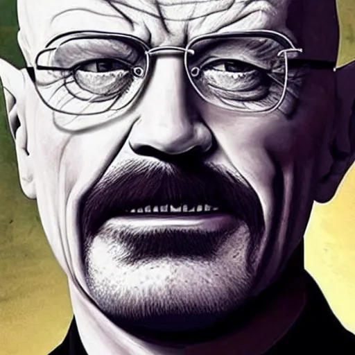 Image similar to walter white casted as the joker