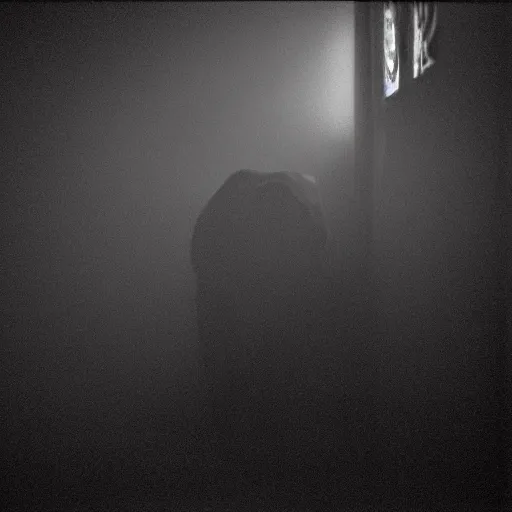 Prompt: 1987 photo of creature lurking in the dark, realistic, 8k, dim light, creepy, shadow, moody