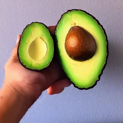 Prompt: youtuber nikocado avocado as an avocado