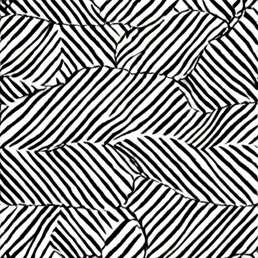 Prompt: close up of a pen and ink woven hatching pattern, black and white, high quality, pattern resource, texture resource