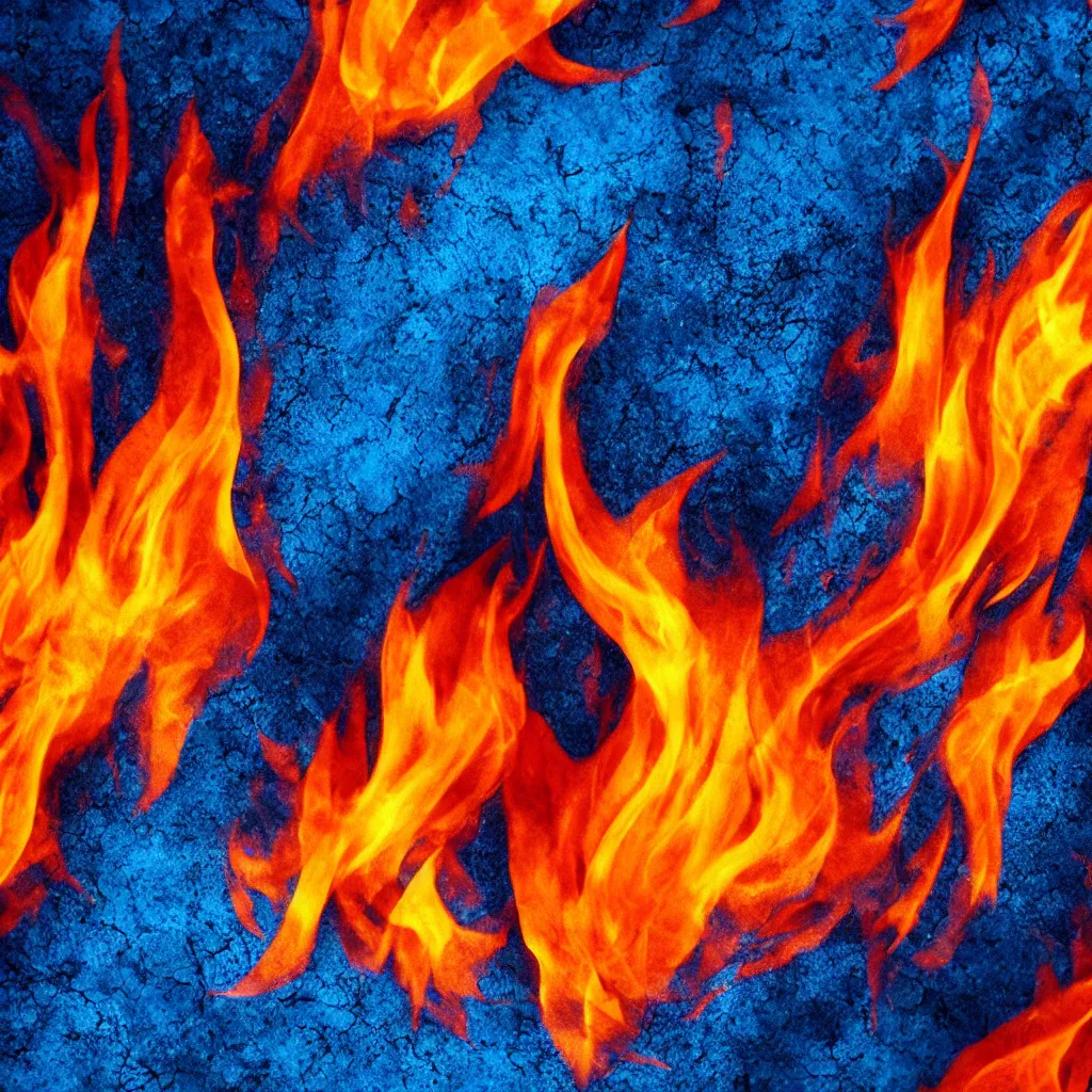 Image similar to flame texture, blue, 4k