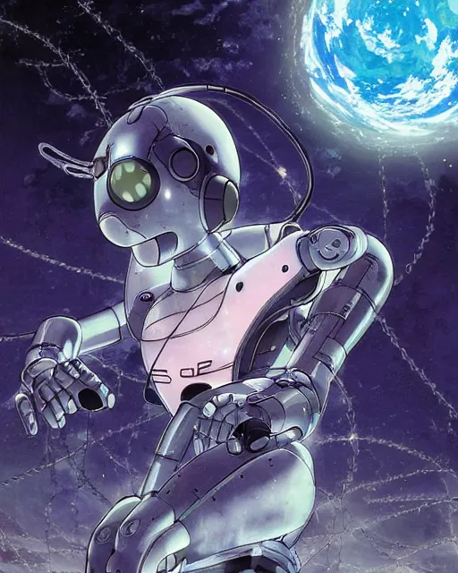 Prompt: a rat, cybernetic enhancements, art by makoto shinkai and alan bean, yukito kishiro