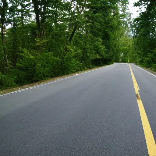 Prompt: roads destroying nature