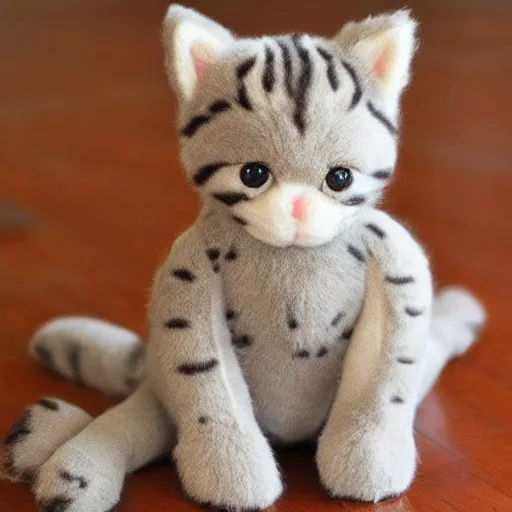 Image similar to kitten stuffed animal