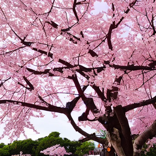 Image similar to fallen sakura tree