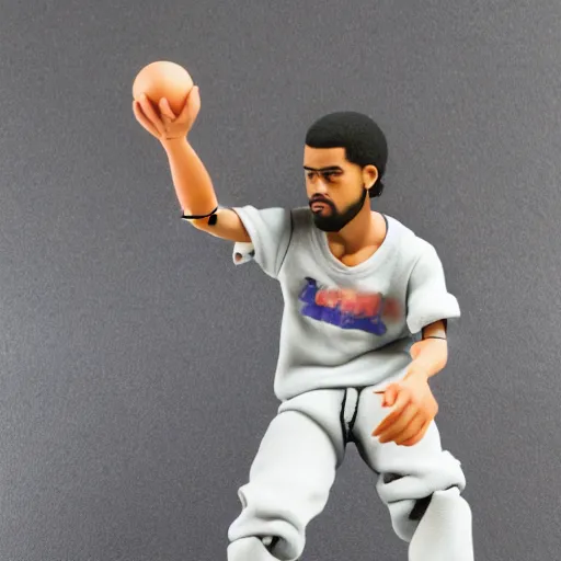 Image similar to detailed studio photography of a close up claymation action figure of j cole, highly detailed, breathtaking, uhd resolution, beautiful lighting, studio light, extremely detailed, establishing shot, photorealistic, hyperrealistic