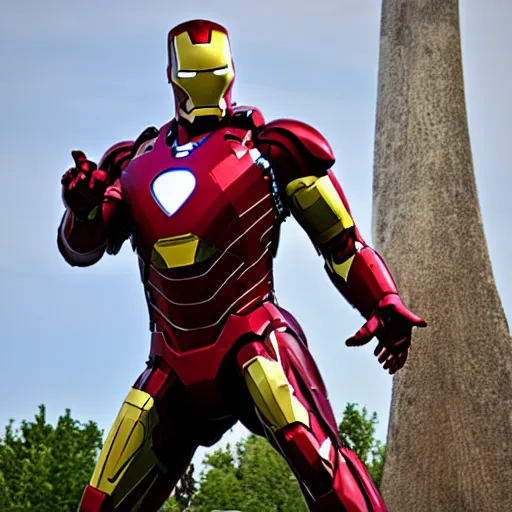 Image similar to yeat as ironman