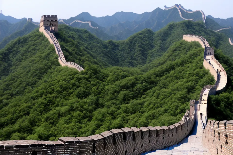 Prompt: the great wall, vinci.