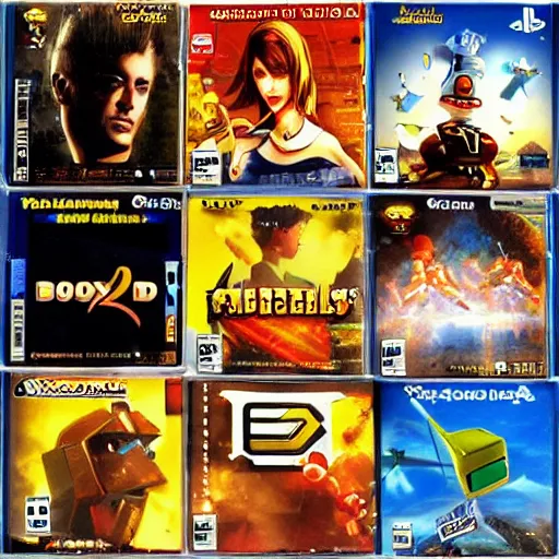 Prompt: box art for a playstation 2 game