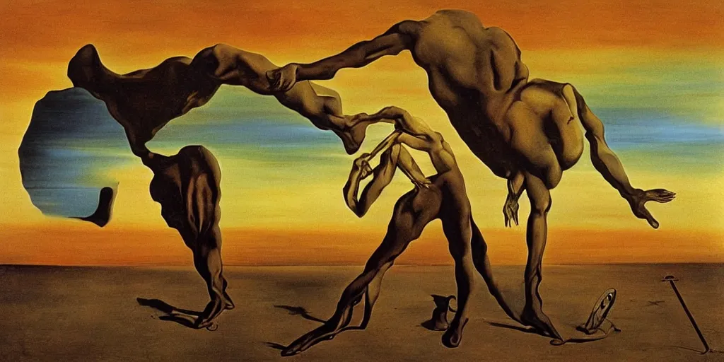 Image similar to change by salvadore dali