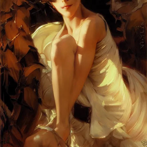 Image similar to detailed portrait of anime girl, painting by gaston bussiere, craig mullins, j. c. leyendecker