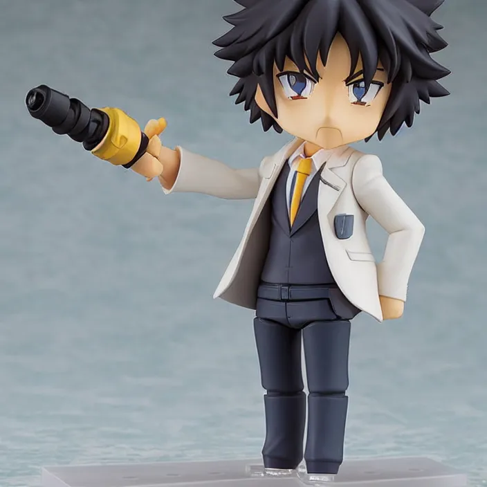 Prompt: Spike Spiegel, An anime Nendoroid of Spike Spiegel, figurine, detailed product photo