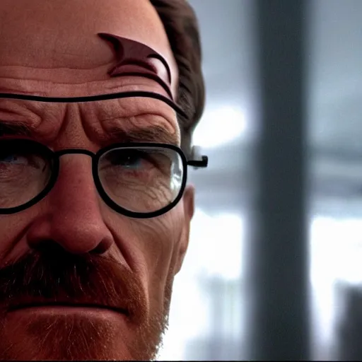 Image similar to Bryan Cranston as Gordon Freeman in H.E.V., still from a film