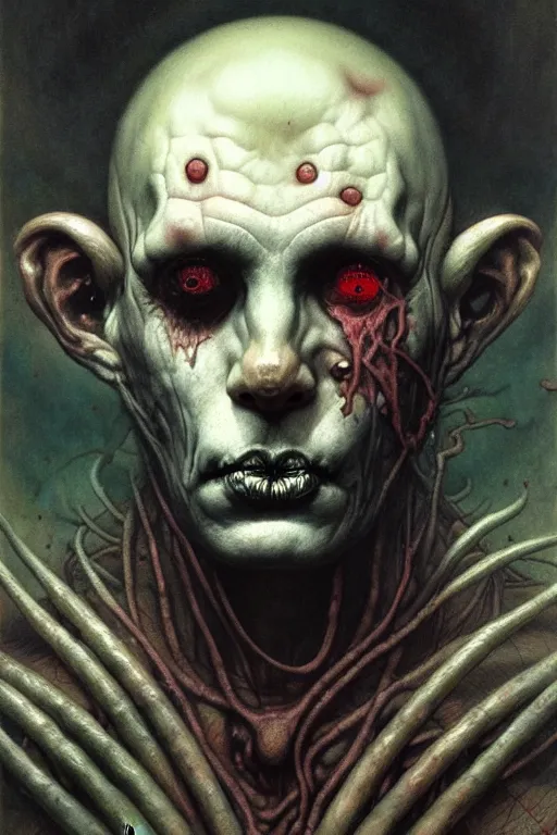 Image similar to portrait of jason friday 1 3 th in the style of wayne barlowe, gustav moreau, peter mohrbacher, bussiere, roberto ferri, santiago caruso, luis ricardo falero, austin osman spare