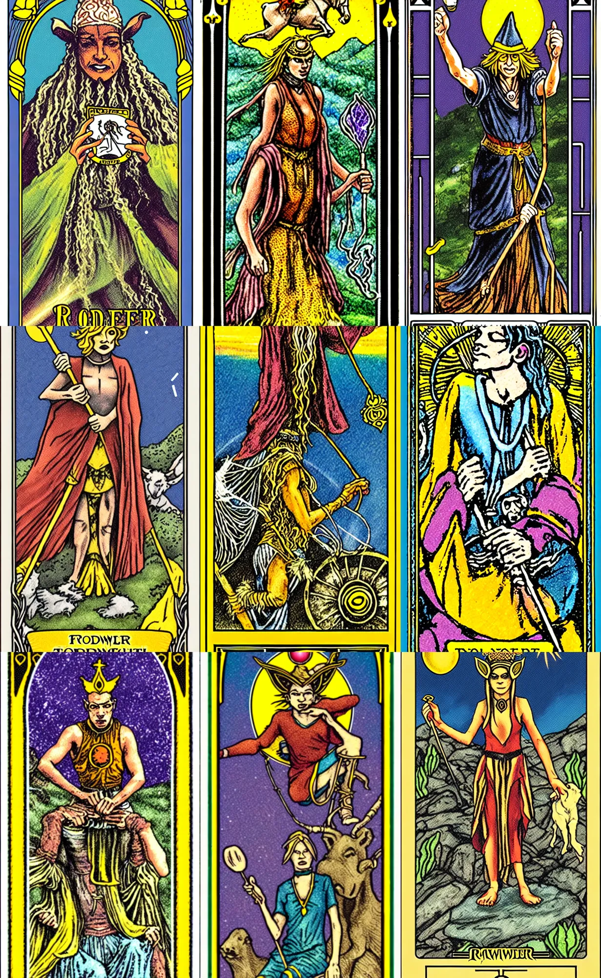 Prompt: riderwaite fool tarot