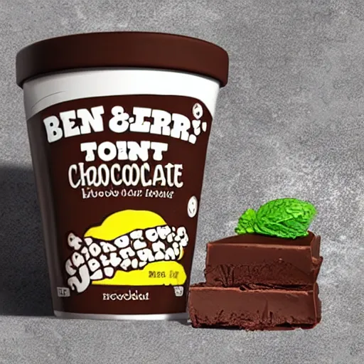 Image similar to ben and jerry's chocolate mint icecream