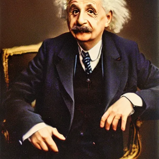 Prompt: butler einstein portrait