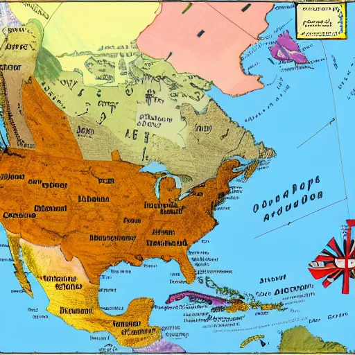 Image similar to north america map with names