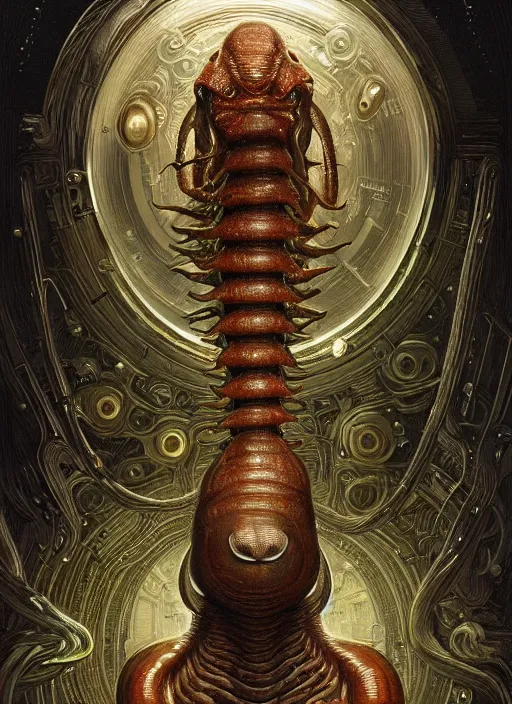 Image similar to far away, full body shot of elon musk as slimy anthropomorphic mollusk character, drool, intricate, elegant, highly detailed, digital painting, artstation, concept art, wallpaper, smooth, sharp focus, illustration, art by h. r. giger and artgerm and greg rutkowski and alphonse mucha