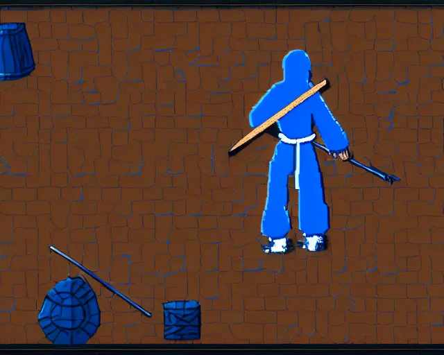 Image similar to screenshot of a crips gang member in the two dimensional web browser game swords and sandals ( 2 0 0 5 ), whiskeybarrel studios, higly detailed, 4 k, high quality