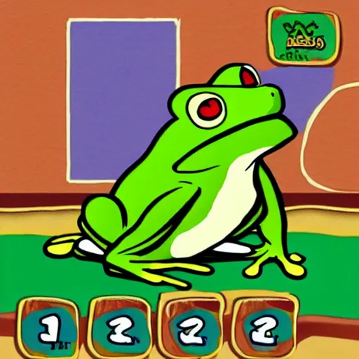 Image similar to zuma frog video game