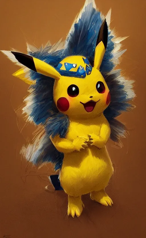 gorgeous pikachu wearing headdress, intricate, | Stable Diffusion | OpenArt