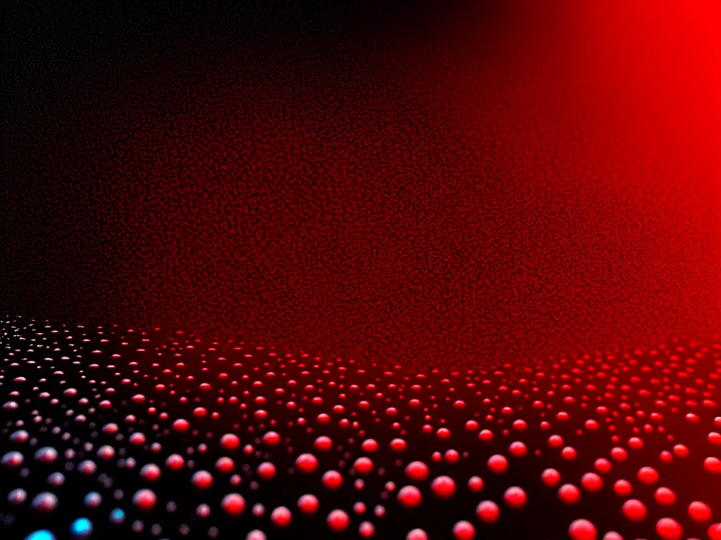 Image similar to a beautiful red and black 3 d geometrically printed liquid droplets, dripping black iridescent liquid, confident, moody, dramatic, introspective, 4 k, trending on artstation, photorealistic, volumetric lighting, octane render