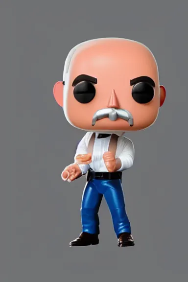 Prompt: “ very very intricate photorealistic photo of a jeff bezos funko pop on a solid white background, award - winning details ”