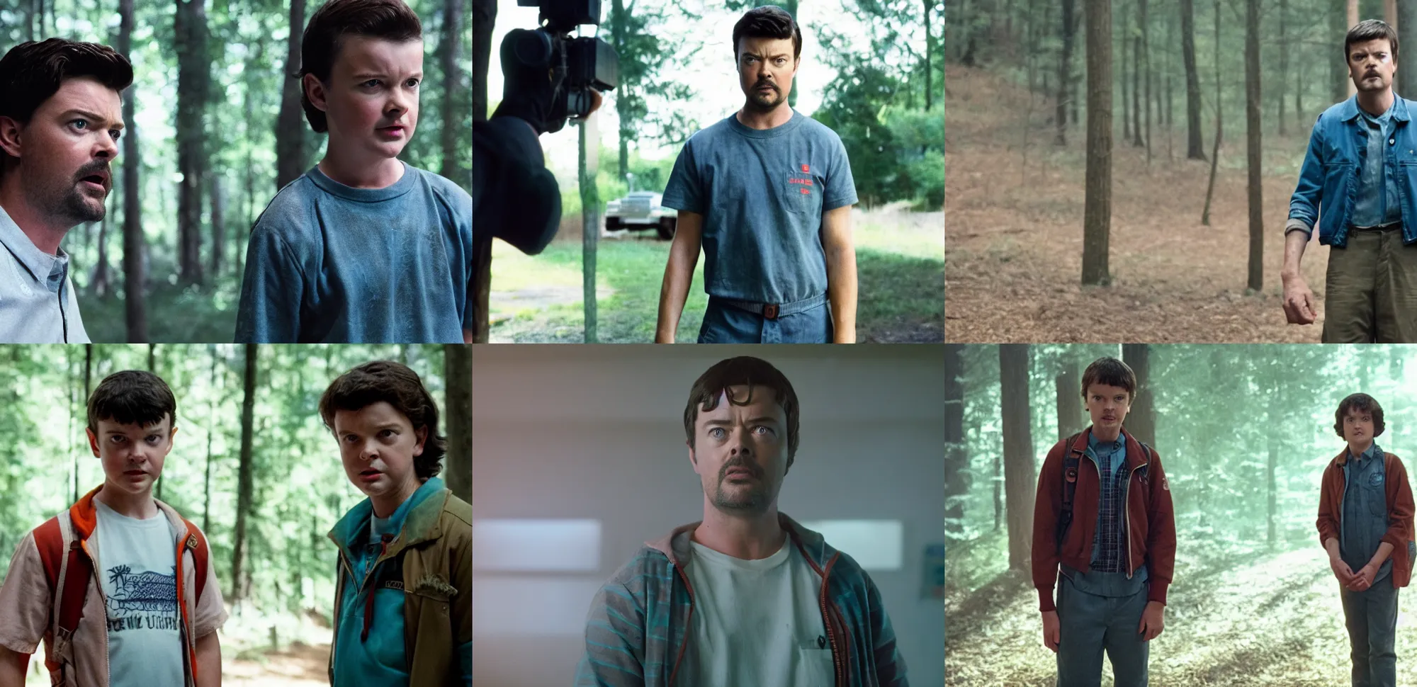 Prompt: Karl Urban in Stranger Things, cinestill colour, anamorphic