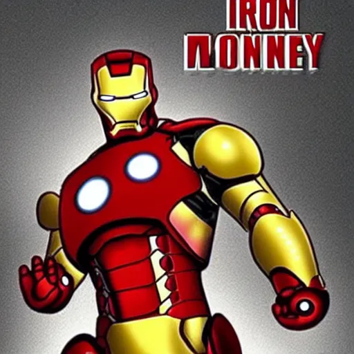 Image similar to ( ( ( iron man ) ) ) as a monkey!!