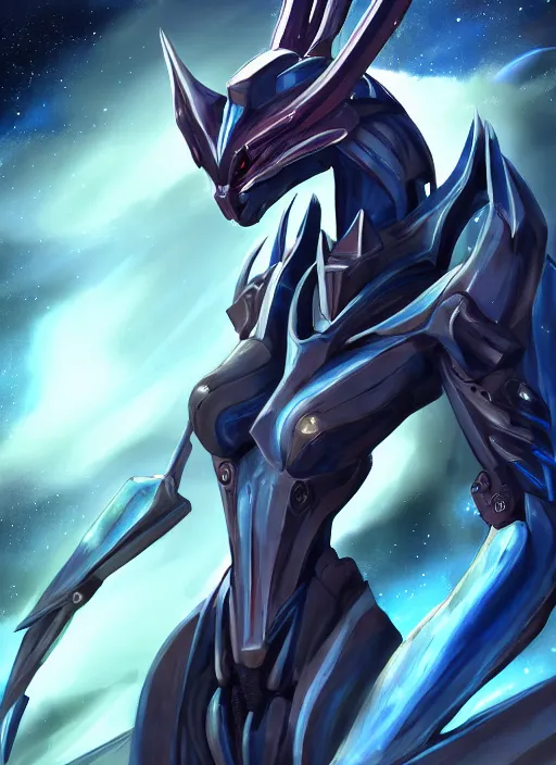 Image similar to cinematic goddess shot, cosmic sized perfectly proportioned stunning beautiful hot anthropomorphic robot mecha female dragon, in space, nebula sized, larger than galaxies, holding galaxy, sharp claws, sleek silver armor, epic proportions, epic size, epic scale, digital art, furry art, macro art, dragon art, giantess art, warframe fanart, furaffinity, deviantart